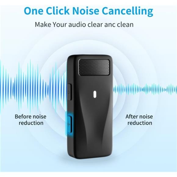 Mini Wireless Lapel Lavalier Microphone for Android,  - 2 Pack - Picture 5 of 7